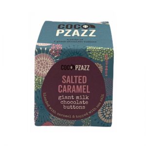 Coco Pzazz Salted Caramel Giant Milk Chocolate Buttons