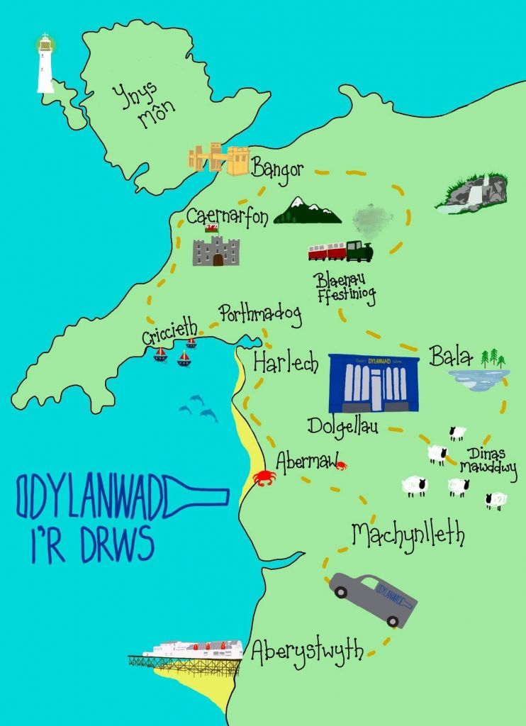 Dylanwad Delivery Map 