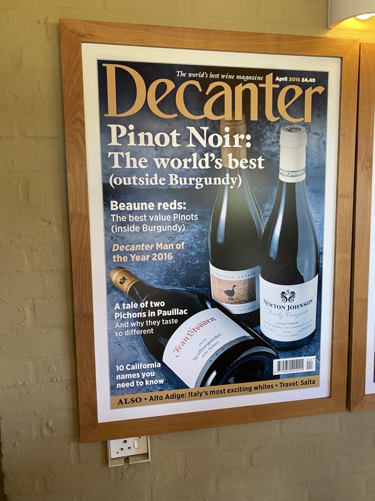 Front page of Decanter magazine