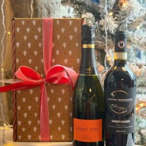 Llinos' wine choice two bottle christmas gift