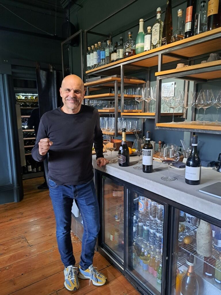 Quim from JMF Selection standing at Ynyshir bar